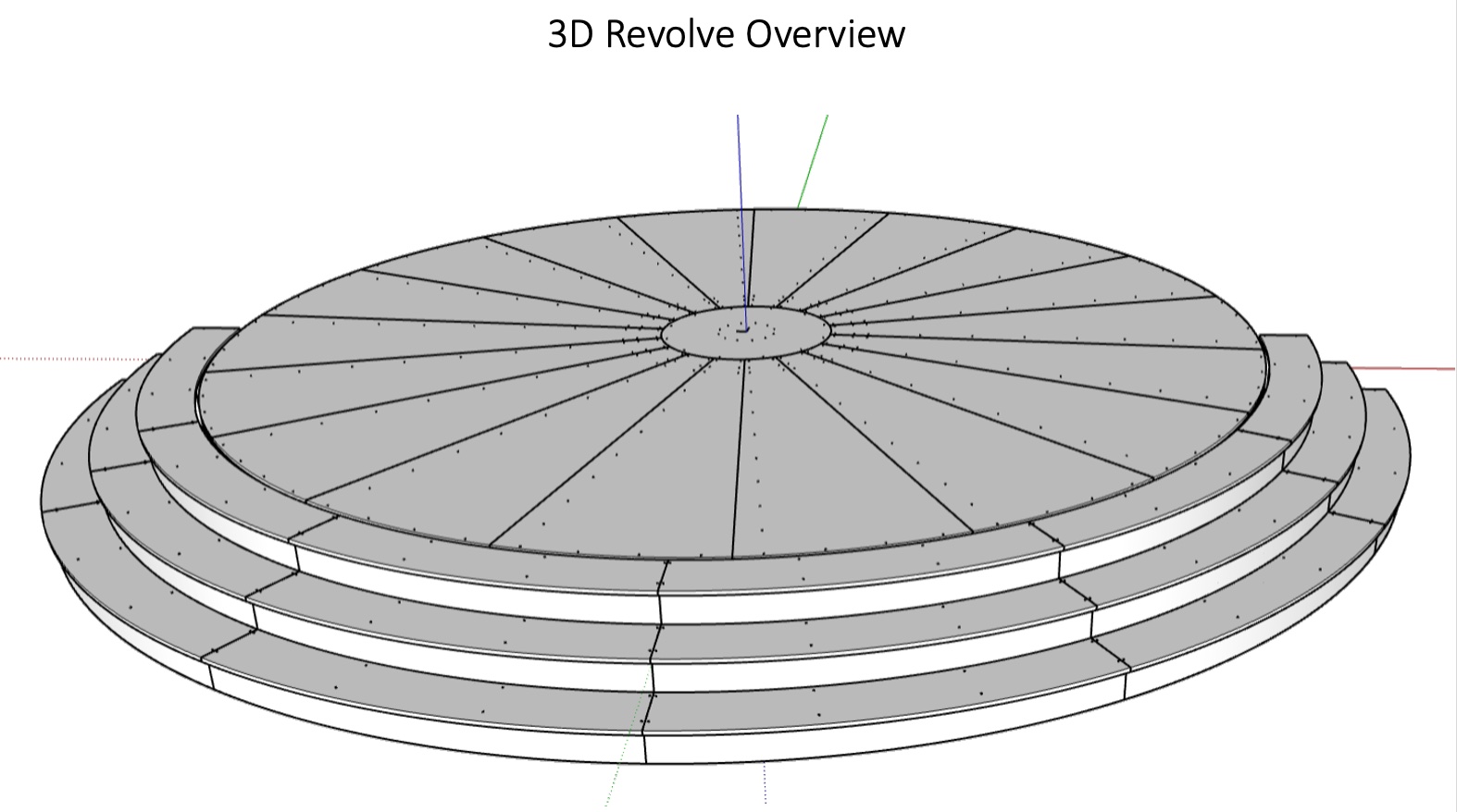 The stage as envisioneded.