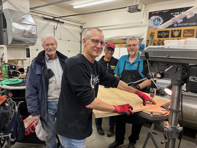 Some of the Team at work.