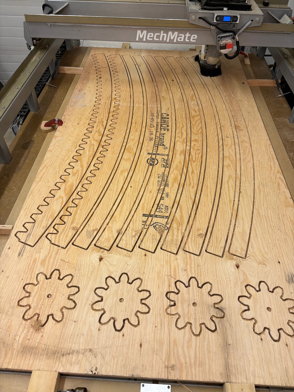 Then there was the 18 ft diameter Internal Ring Gear