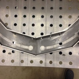 Plasma Cutting Table Assembled before Welding